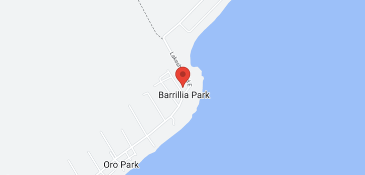 map of 1 ORILLIA RD